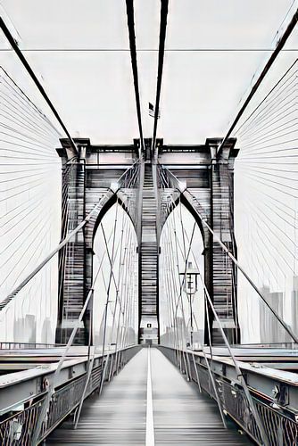 Brooklyn Brücke digitale Kunst