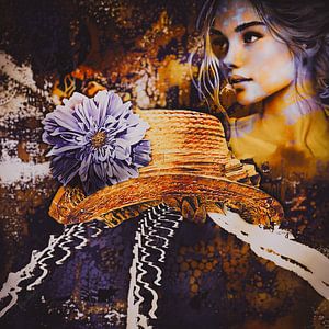 Jolene's Hut mit einer Blume
