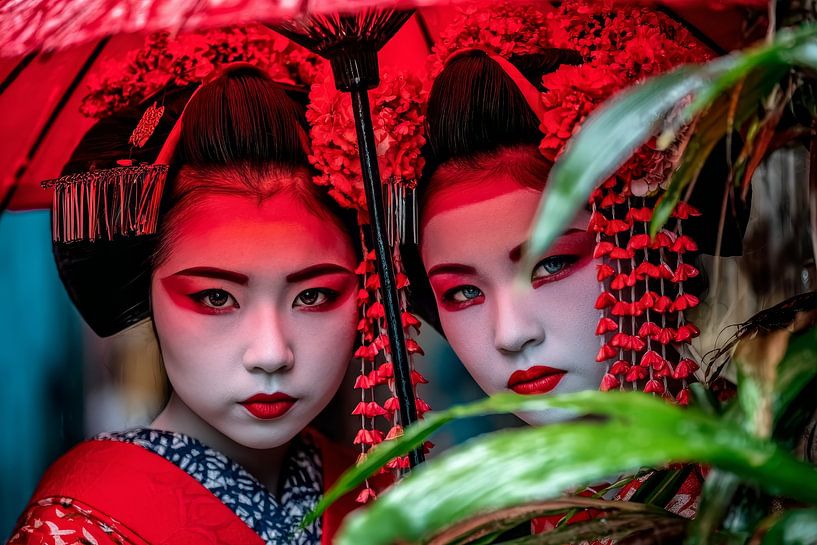 Japan in beeld Geisha van Egon Zitter