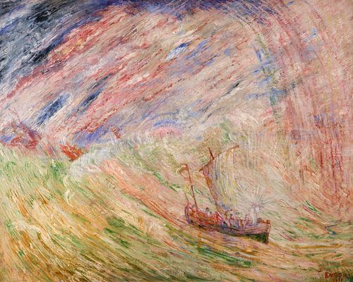 James Ensor. Christus brengt de zee tot rust