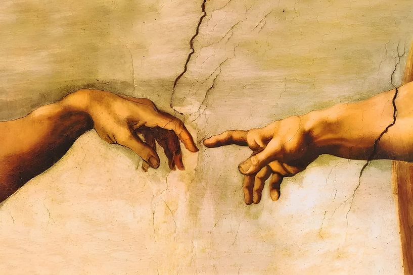 La création d'Adam, C.1510 par Artwork Shop