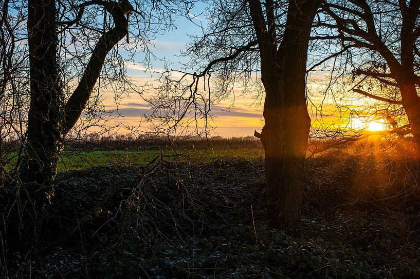 Coucher de soleil à Westerwolde par Ronn Perdok