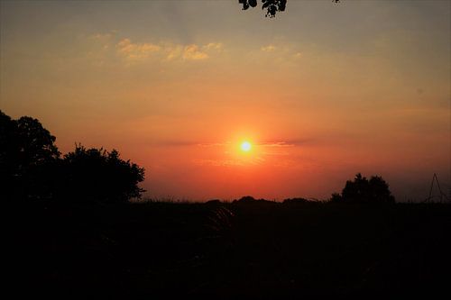 Coucher de soleil au Luxembourg
