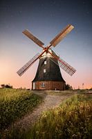 Molen bij nacht