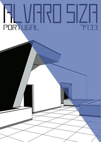 Alvaro Siza 4 - Blaues Dreieck