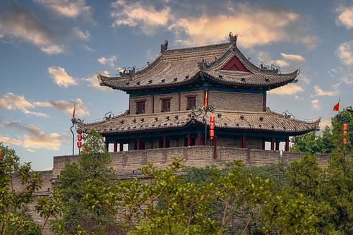 The city wall of Xian in China
