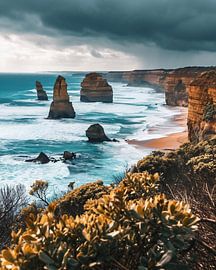 Au bord de la falaise