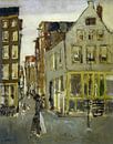 Le Lauriergracht près de la deuxième Laurierdwarsstraat, George Hendrik Breitner par Schilders Gilde Aperçu