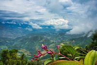 Wolken über den Bergen