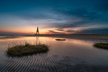 Kugelbake bij zonsopgang van cux-motive.de