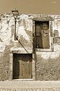 Madeira huisgevel in sepia van Ingo Laue thumbnail