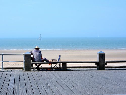 Duo mit Meerblick. von Lucia Leemans