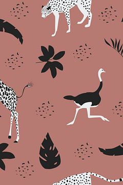 Animals Pattern I van Walljar