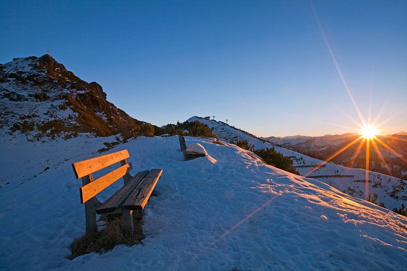 Sunset on the Grießenkar by Christa Kramer