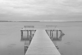 Eine Verlassene Pier