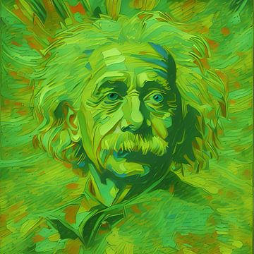 Pop Art "Albert in LIVE" van oliver steiner
