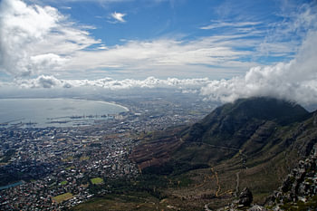 View of Cape Town from Table Mountain