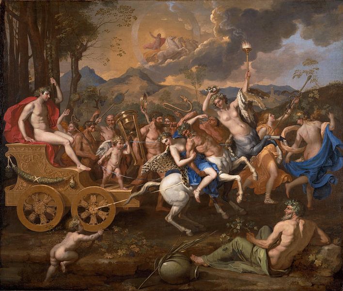 Der Triumph des Bacchus, Nicolas Poussin - 1636 von Atelier Liesjes