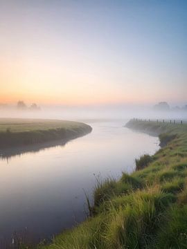 Rivier van ochtendstilte van Christina Bauer Photos
