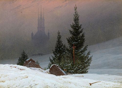 Caspar David Friedrich,Winterlandschap, ca. 1811