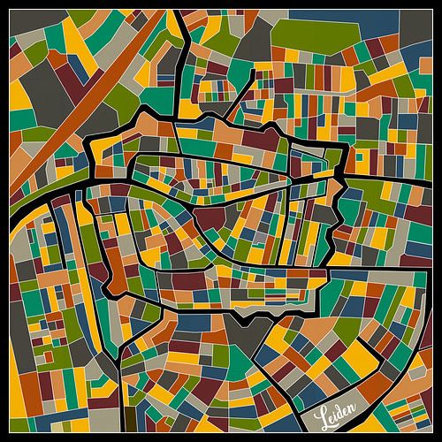 Leiden mosaic by Stef van Campen