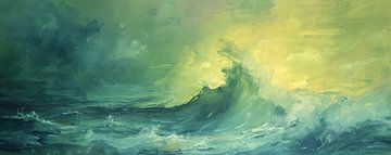 Abstrait Seascape | Riptide Rapture sur Caprices d'Art