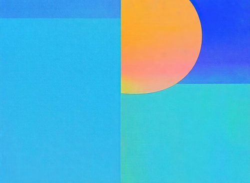 Abstrait bleu et jaune