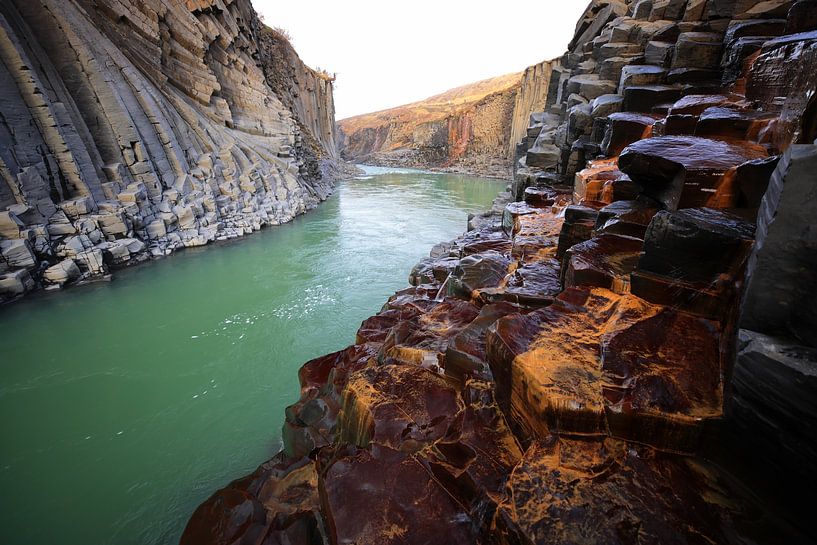 Stuðlagil Canyon in the East of Iceland by Frank Fichtmüller