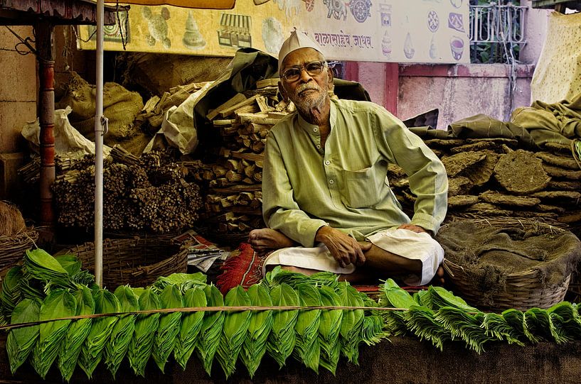 Marktverkoper India par Vincent van Kooten