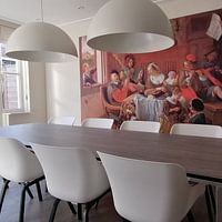 Klantfoto: Het vrolijke huisgezin, Jan Steen, als art frame