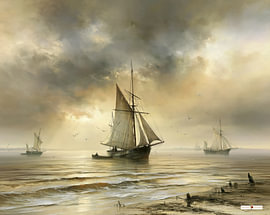 sailing ships / sailing boats by Gelissen Artworks