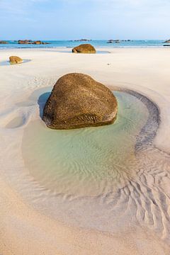 Strand van Kerfissia, Bretagne van Christian Müringer