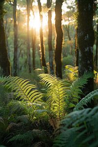 Wandern im Wald
