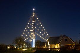 The Gerbrandy Tower or the biggest Christmas tree by Ad Jekel