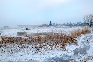 Hollands winterlandschap von Moetwil en van Dijk - Fotografie