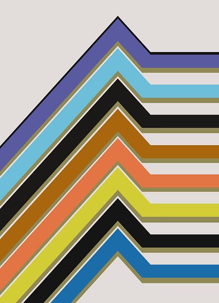 Abstrakte Komposition 796 von Angel Estevez