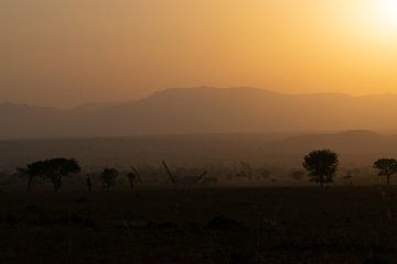 Sunset over Kidepo - The breath of the mountains by Rick Massar