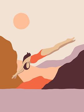 Eintauchen in die Sonne von Anna Benge