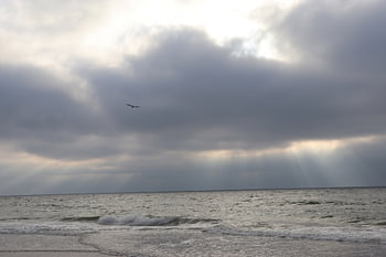 Sonnenuntergang über dem Meer