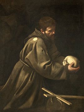 Heiliger Franziskus bei der Meditation, Caravaggio