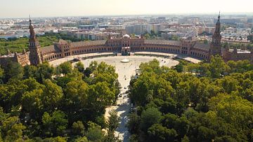 Plaza de España Sevilla by Drone Europa