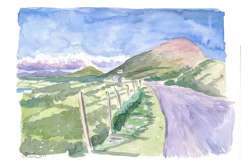 Driving Ring of Beara with impressive coastline and mountains by Markus Bleichner