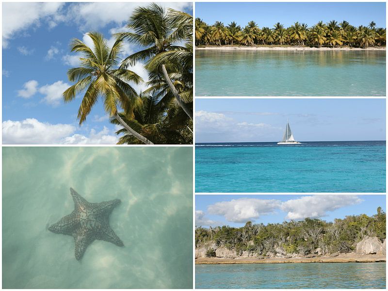 Collage de photos de vacances dans les Caraïbes par Christine aka stine1