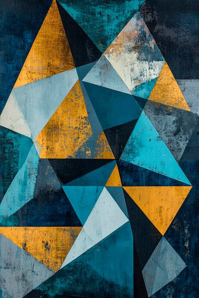 Geometrische Träume – Farbenfrohe Symphonie von Poster Art Shop