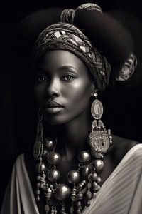 Porträt einer afrikanischen Frau