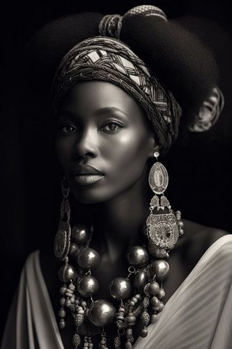 Portret van een Afrikaanse vrouw