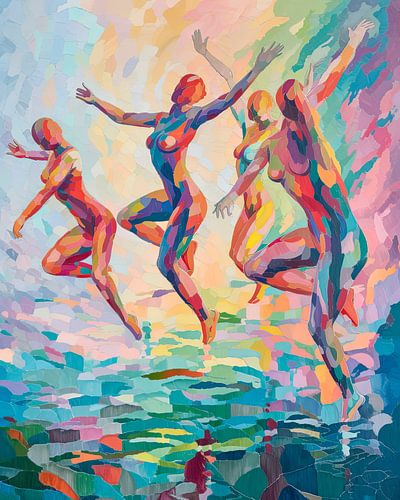 Refreshing Dive into the Sea