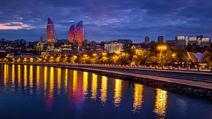 Flammentürme, Baku, Aserbaidschan
