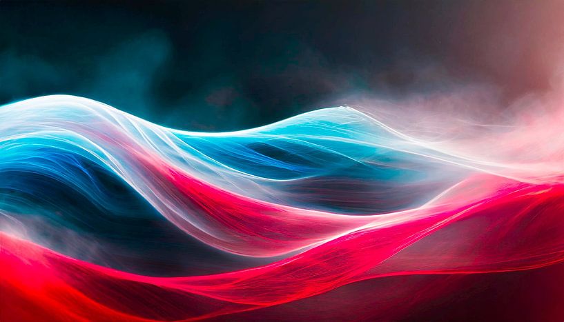 Blue, white and red colours by Mustafa Kurnaz