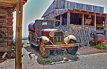 A-Ford Tank Truck in Hayes Arizona USA by Willem van Holten